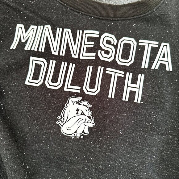 Minnesota Duluth University Under Armour Flecked Black Pullover Sweatshirt M - Picture 3 of 5